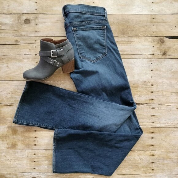 J Brand Babe Bootcut Jeans Classic 29x29 Dark Wash Stretch USA - Picture 1 of 8